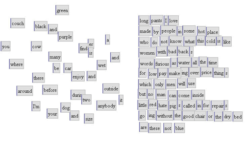 magnetic poem