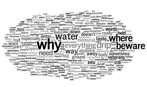 Public Poems word cloud