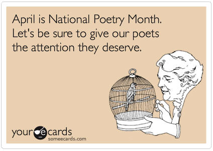National Poetry Month greeting card #1