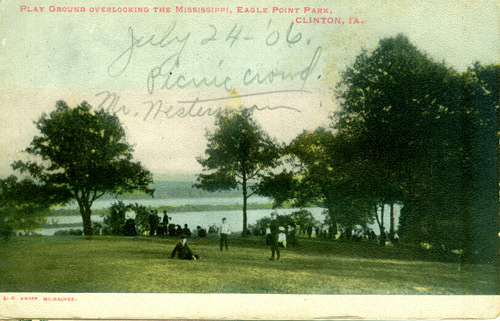 A postcard from 1906, written on but never sent