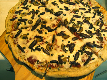 finished pizza finished pizza