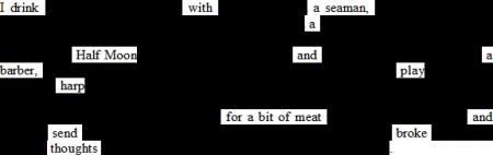 erasure of a page from Pepys' diary